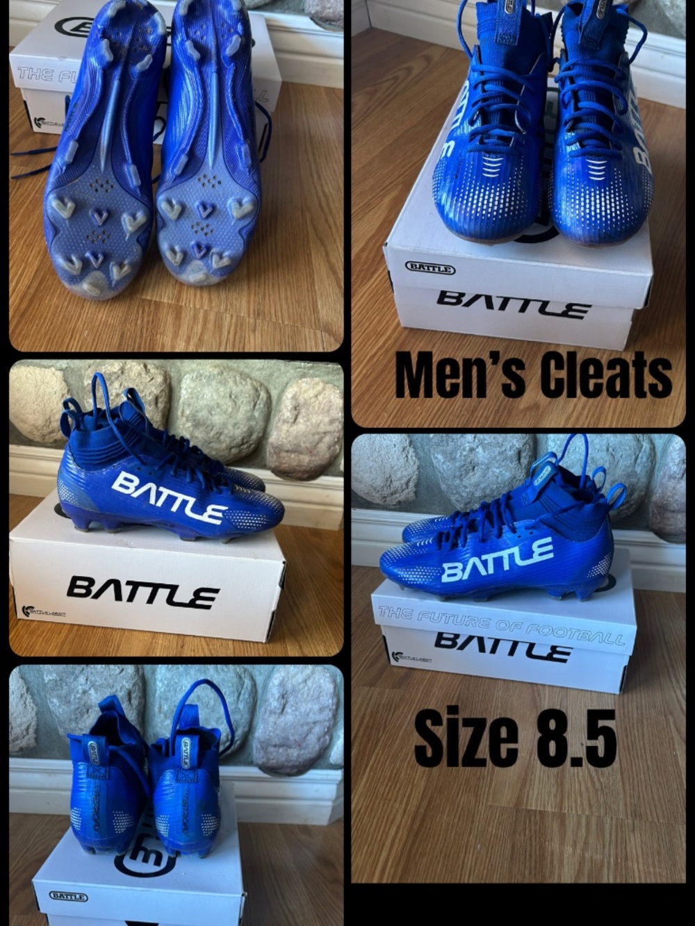 Battle 8.5 cleats men’s